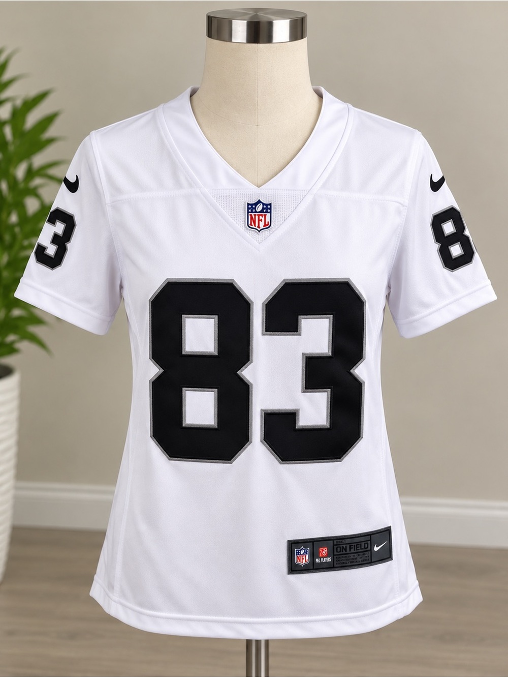 Women’s White #83 Waller Football Jersey by Nike